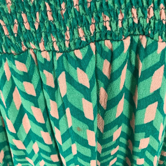 •Maeve• Evaline Printed Dress Green Anthropologie - Picture 5 of 5